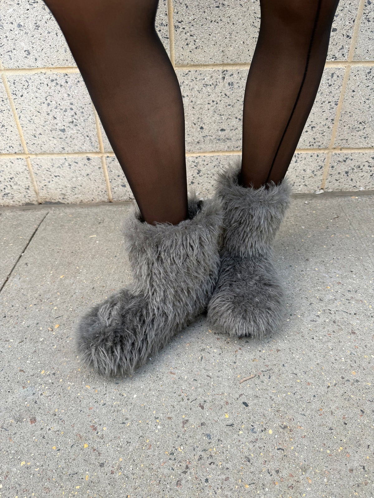 Apres Ankle Boots - Shearling Gray