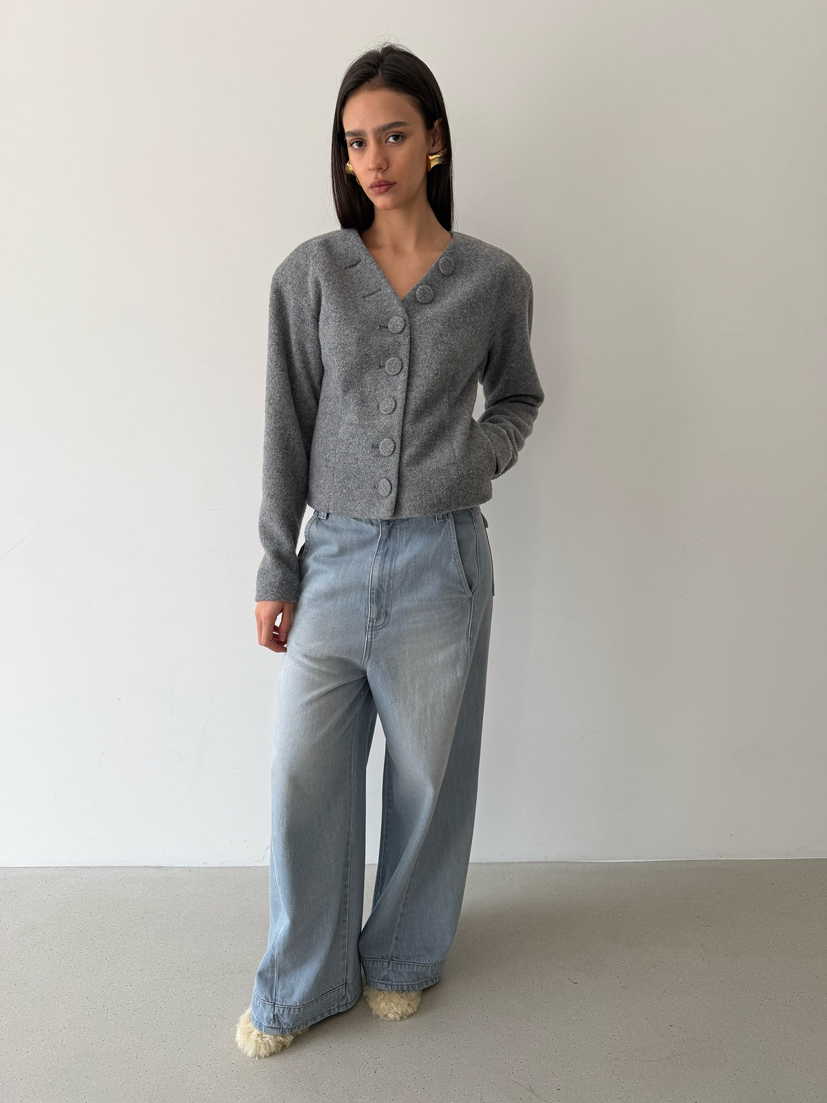 Cameo Jacket - Pebble Gray