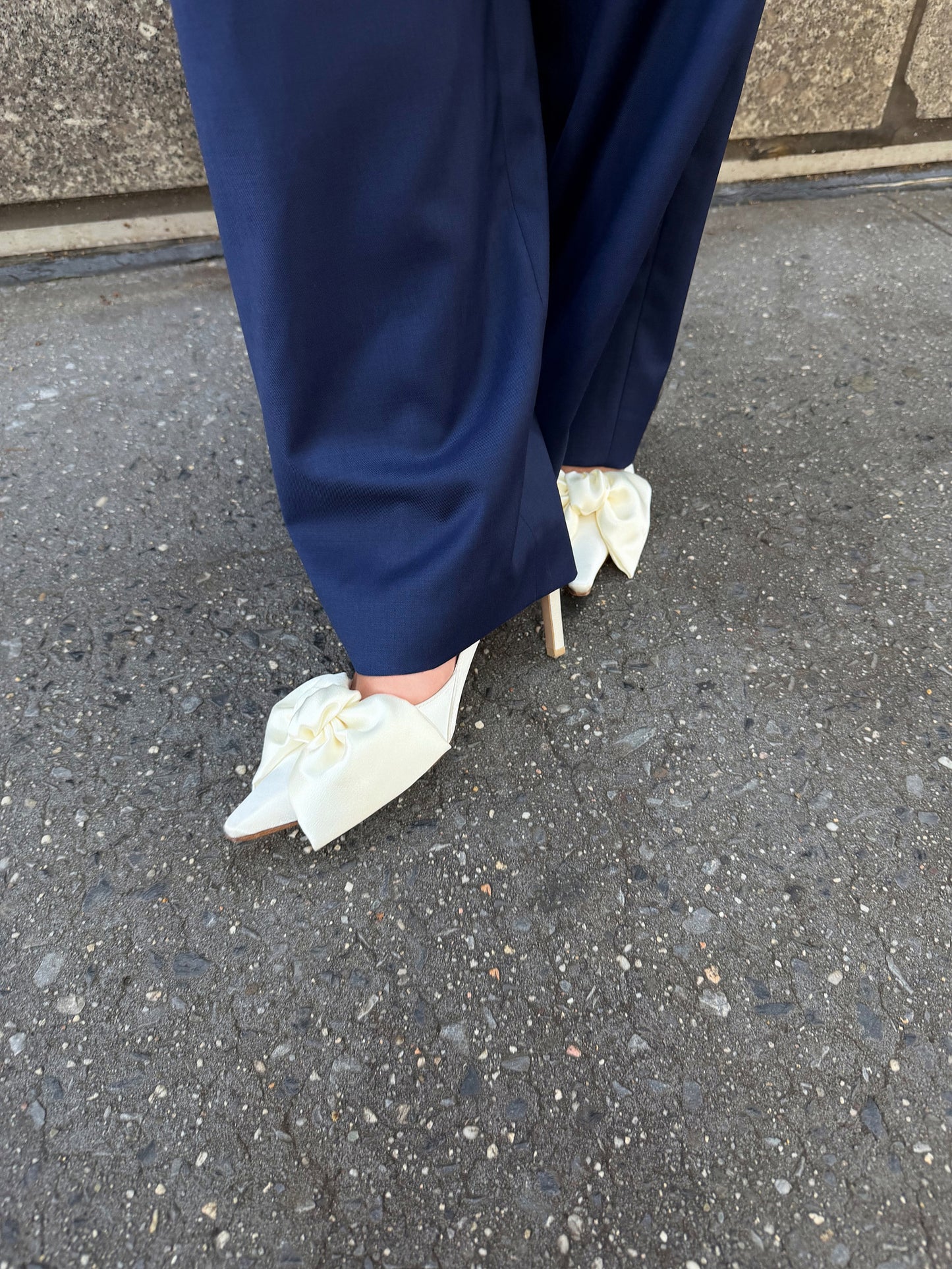 Cascade Gathered Pants - Marine