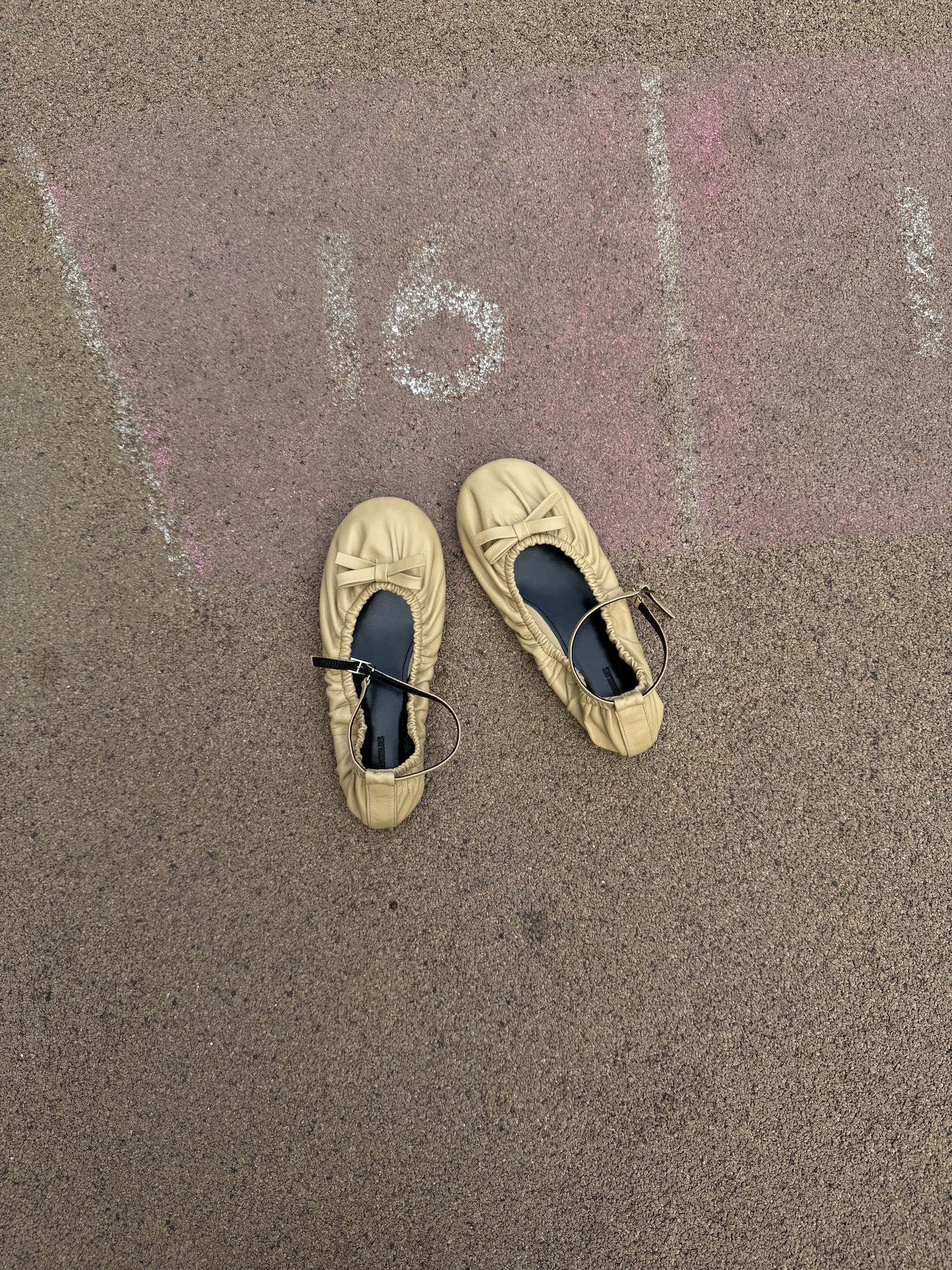 Bow Ballerina Flats - Timeless Nude