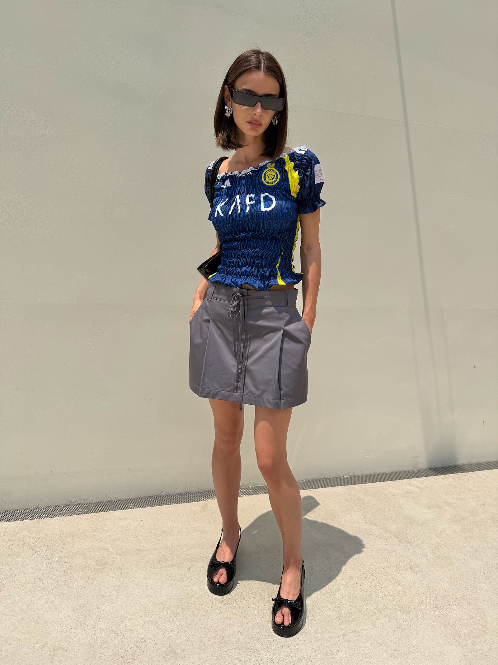 Scout Mini Skirt - Cadet Gray