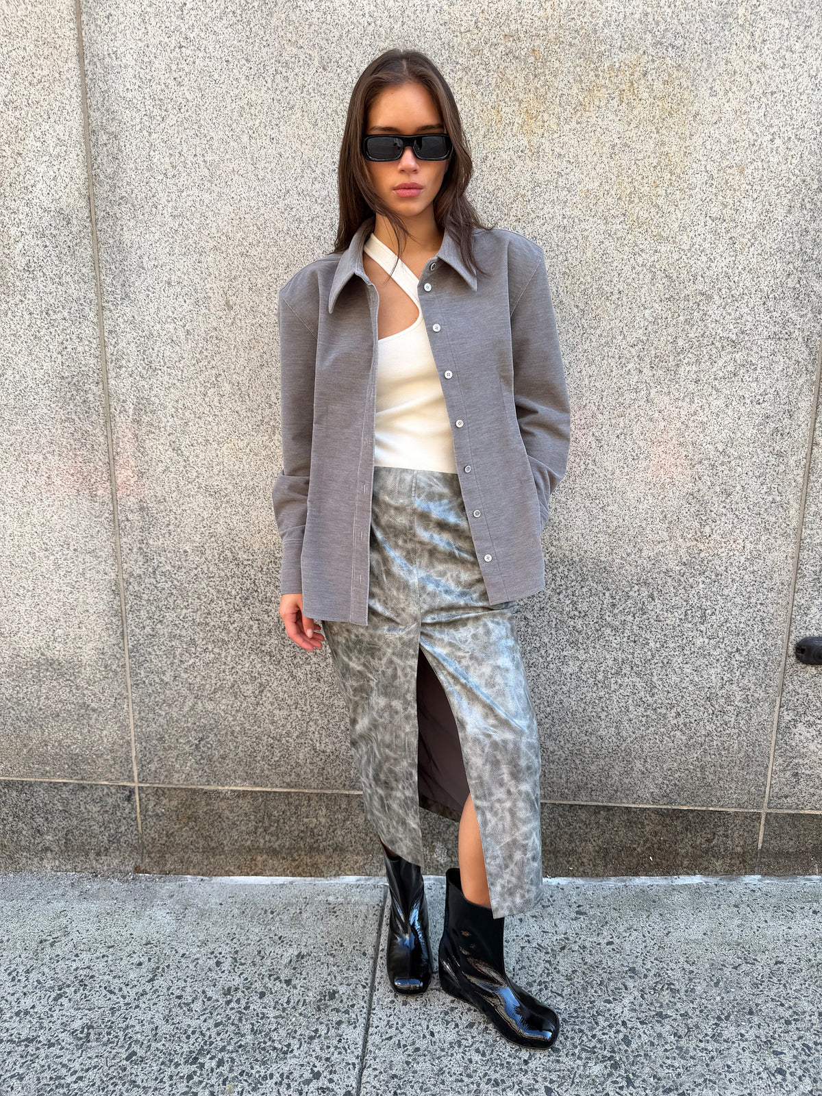 MARBLE PENCIL SKIRT - MODERN RELIC