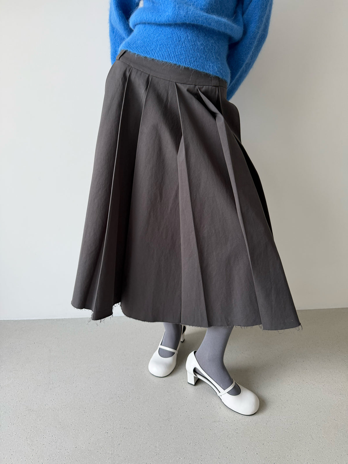 PAPEL SKIRT - DIM GREY