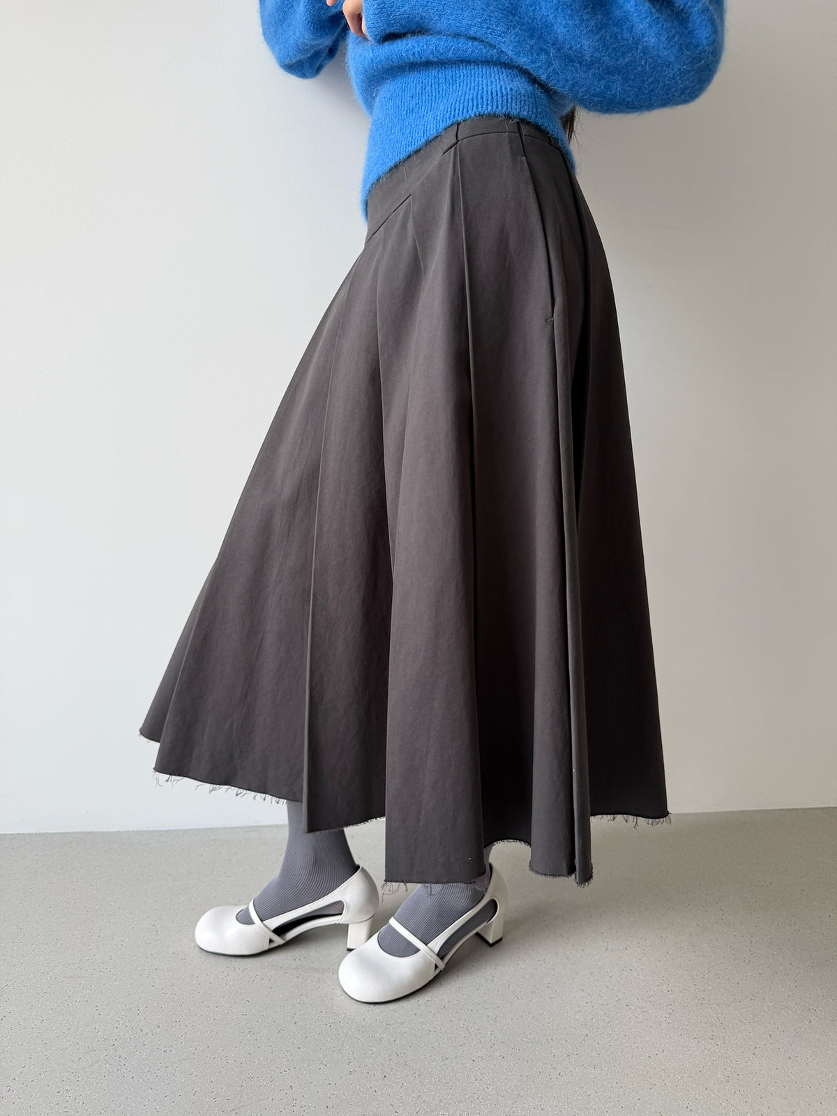 PAPEL SKIRT - DIM GREY