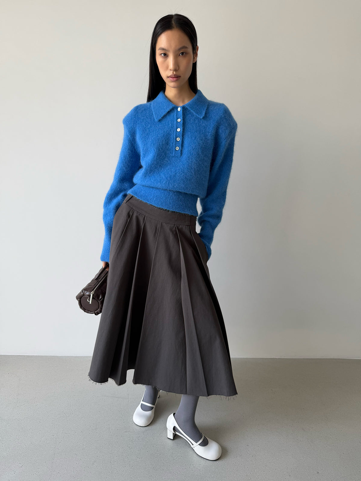 PAPEL SKIRT - DIM GREY
