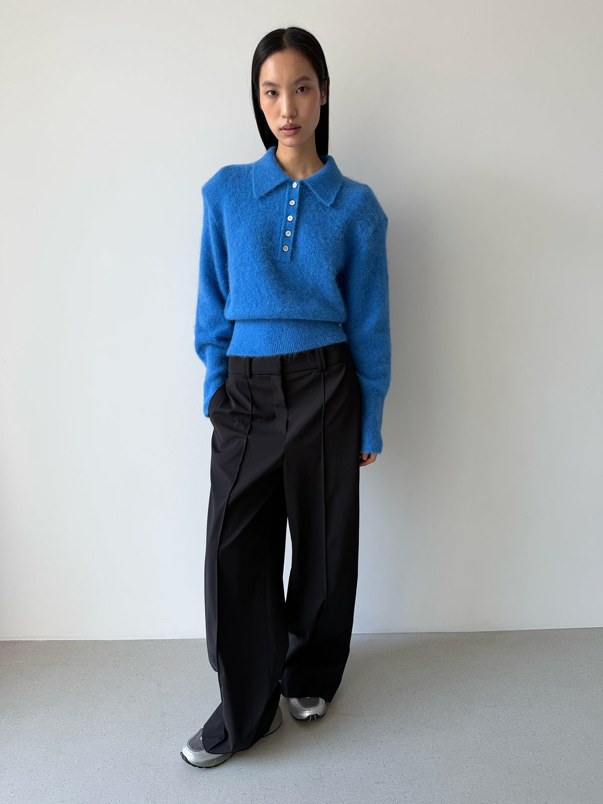 Gala Straight Trouser - Lux Black