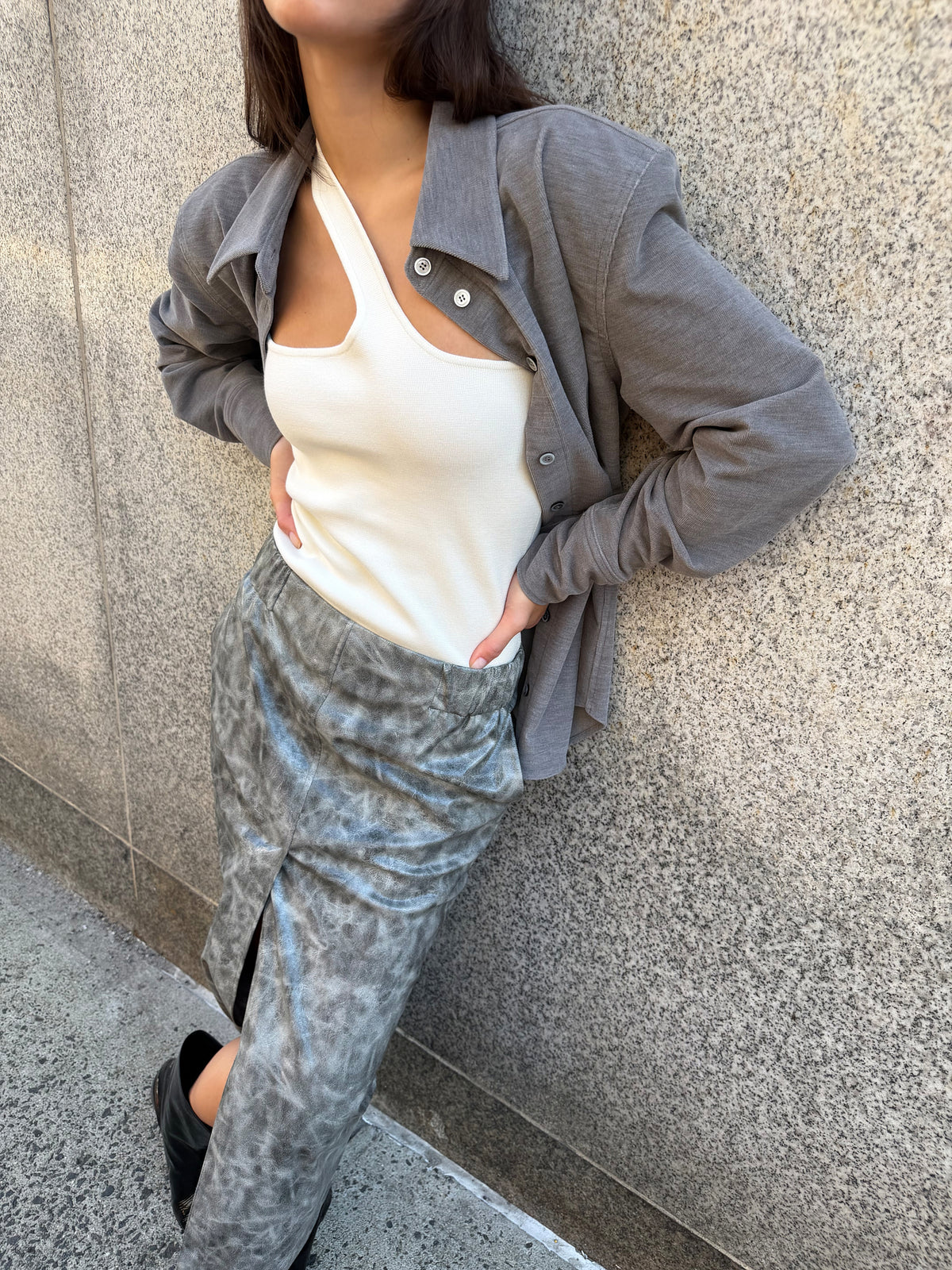 MARBLE PENCIL SKIRT - MODERN RELIC