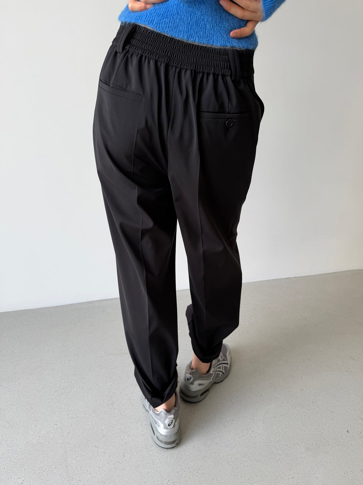 Gala Straight Trouser - Lux Black