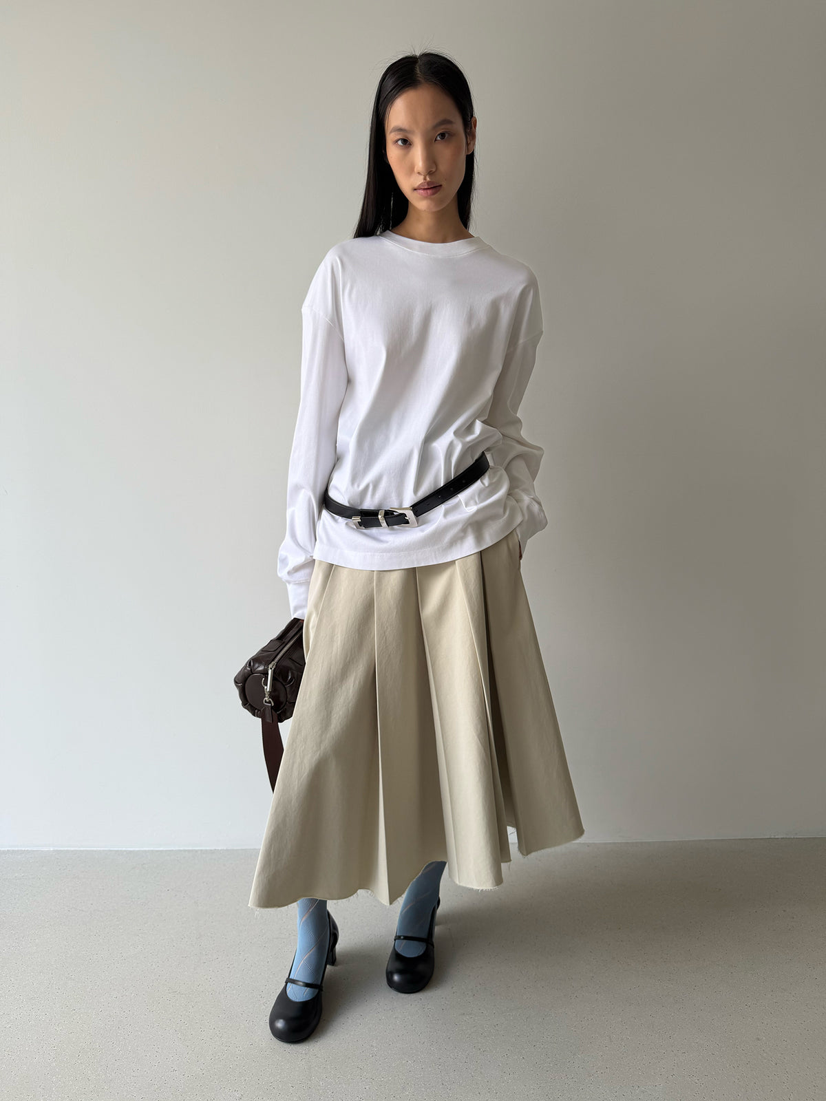 PAPEL SKIRT - EGG SHELL
