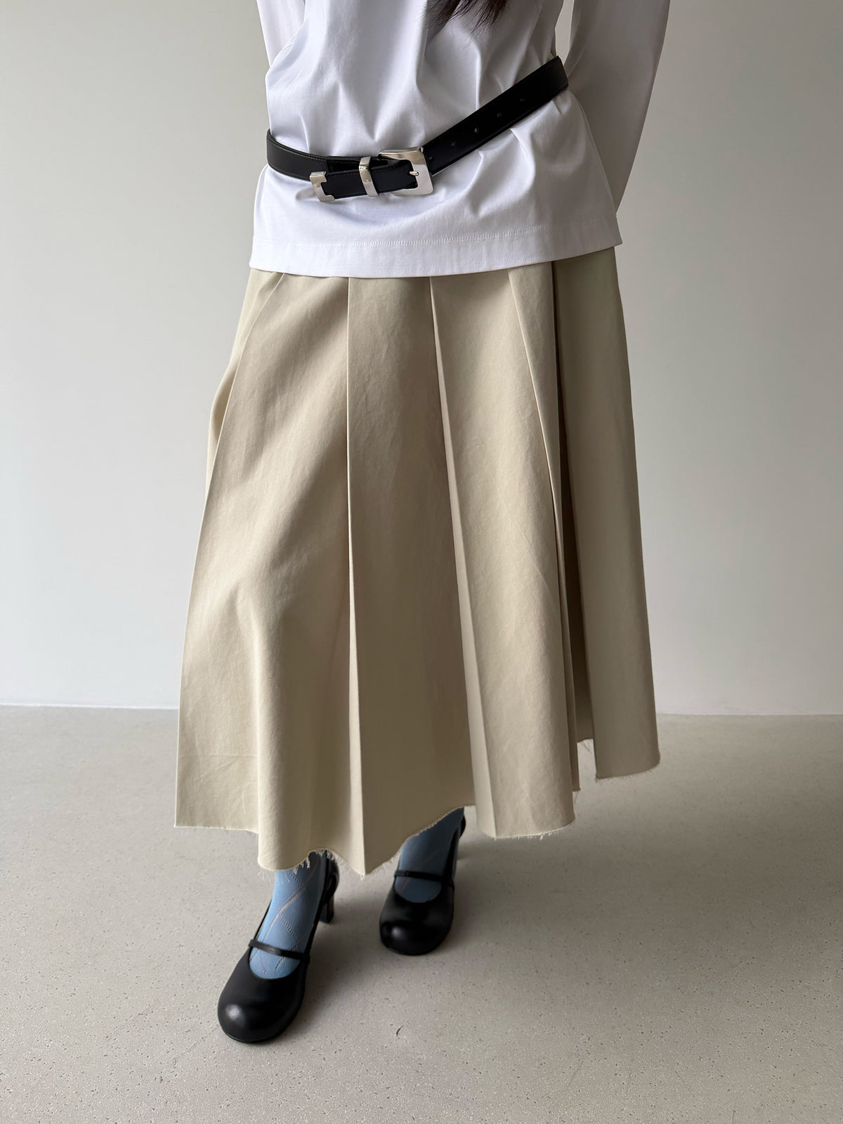 PAPEL SKIRT - EGG SHELL