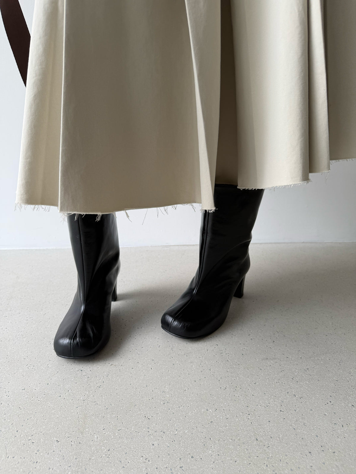 Urban Wide Ankle Boots - Black