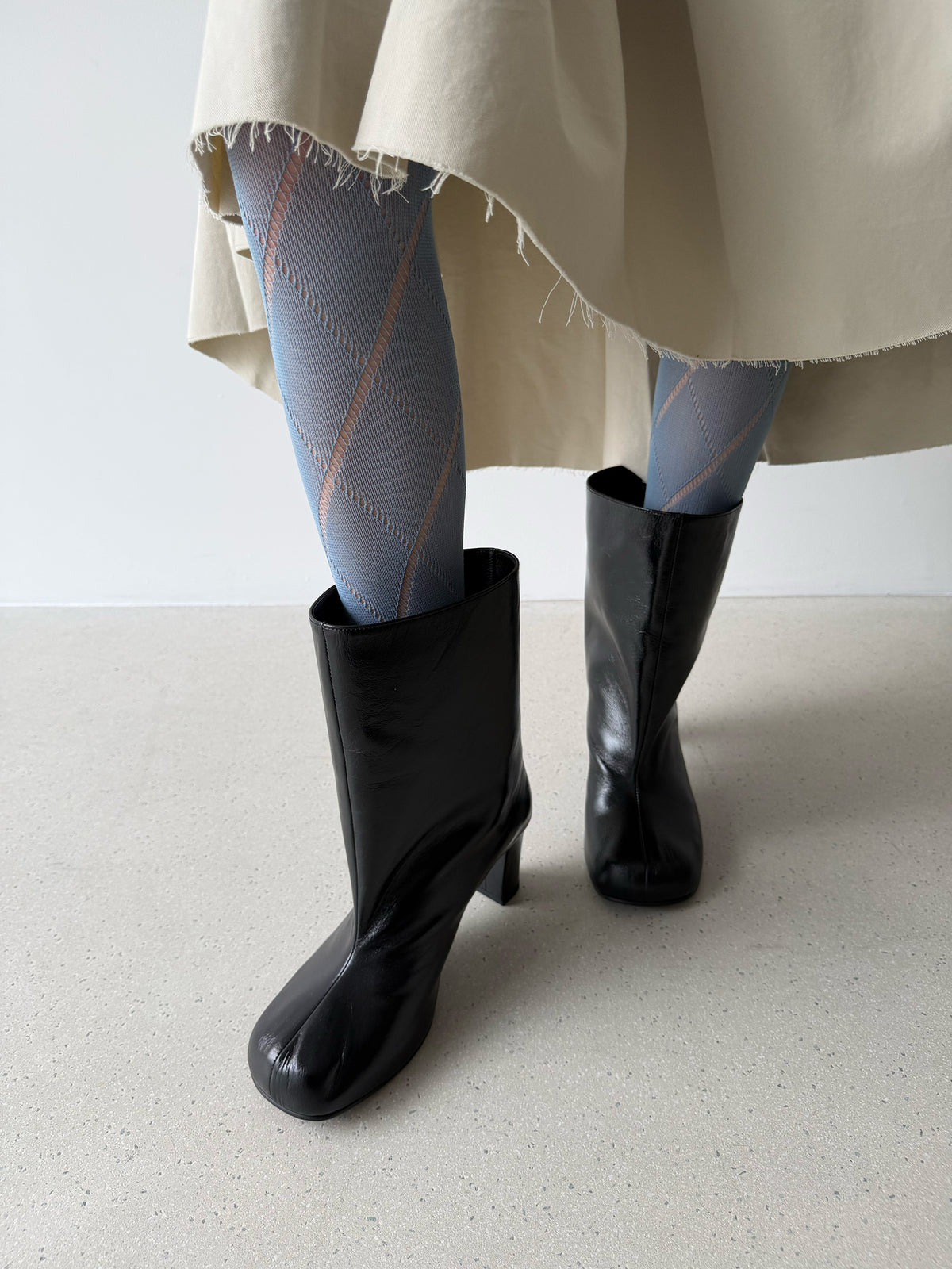 Urban Wide Ankle Boots - Black