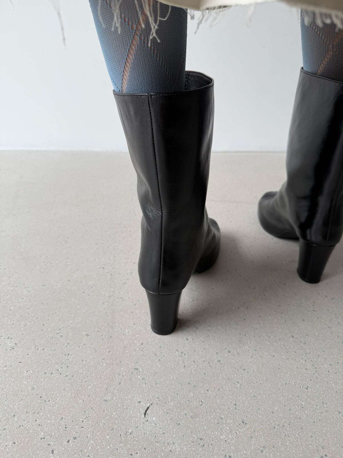 Urban Wide Ankle Boots - Black