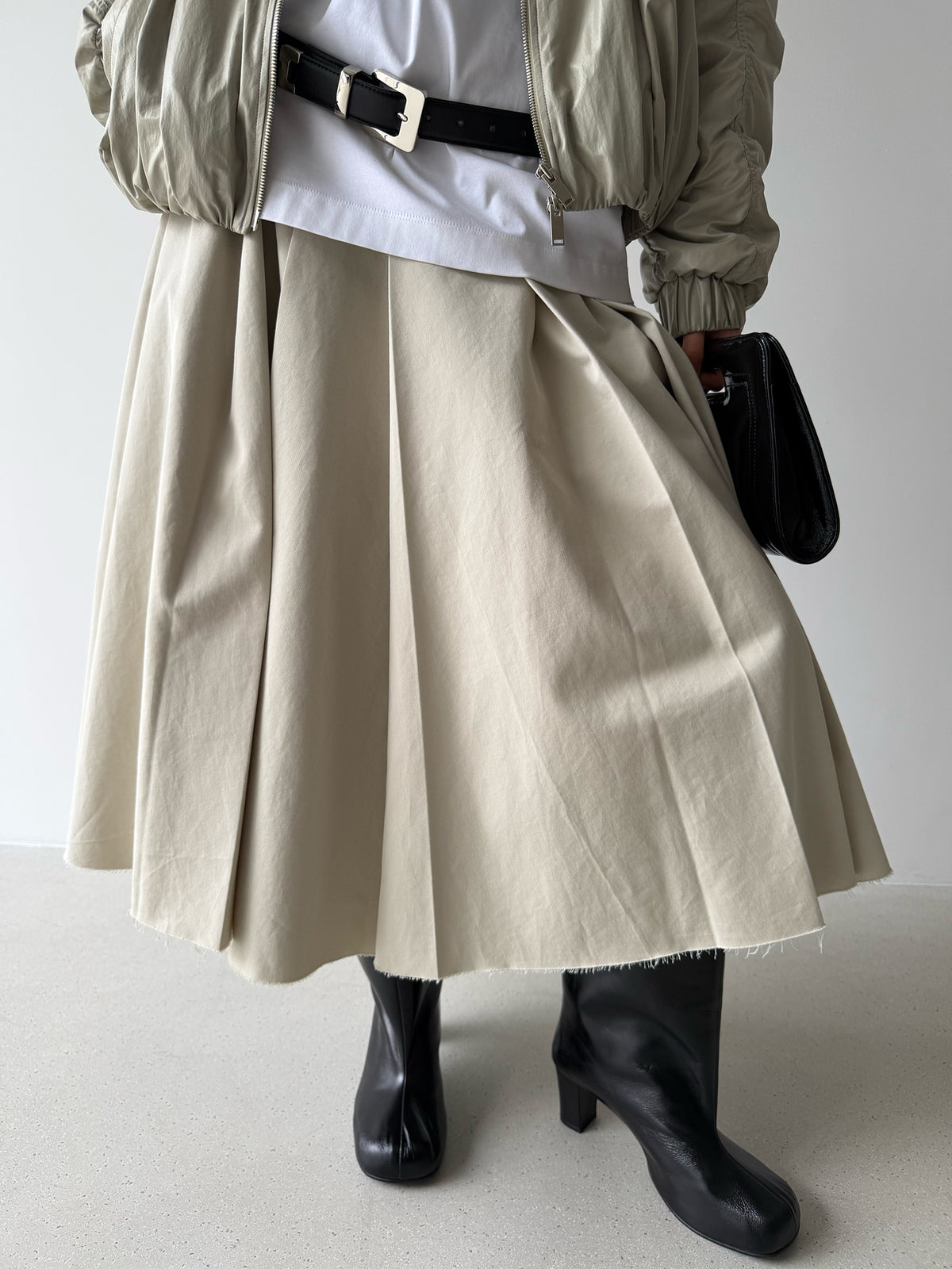 PAPEL SKIRT - EGG SHELL