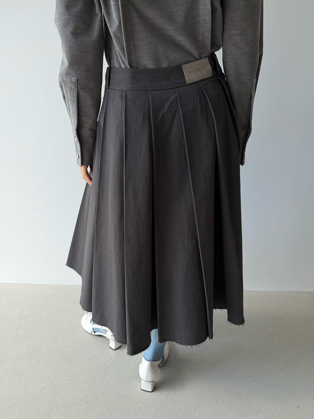 PAPEL SKIRT - DIM GREY