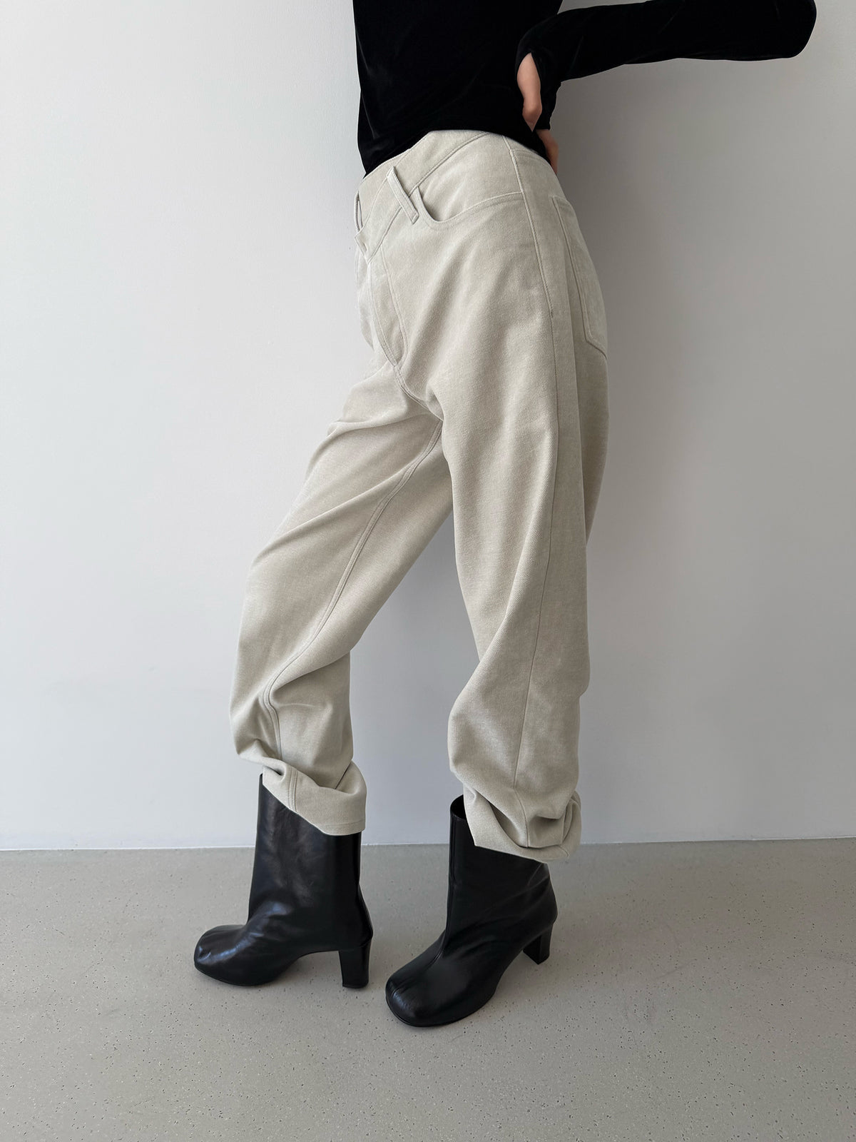 Urban Wide Ankle Boots - Black